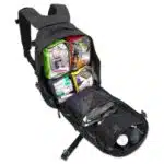 lightning x tacmed fully stocked prefilled tactical medical backpack with first aid trauma supplies mb45-skm lxmb45 including tourniquet stop the bleed bandages cpr stethoscope bp cuff israeli bandage and more for bleeding control