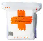 lightning x 4" x 4" gauze sponge pads 4x4 non woven med pod pack of 50 twin pack 2's for first aid medical emergencies