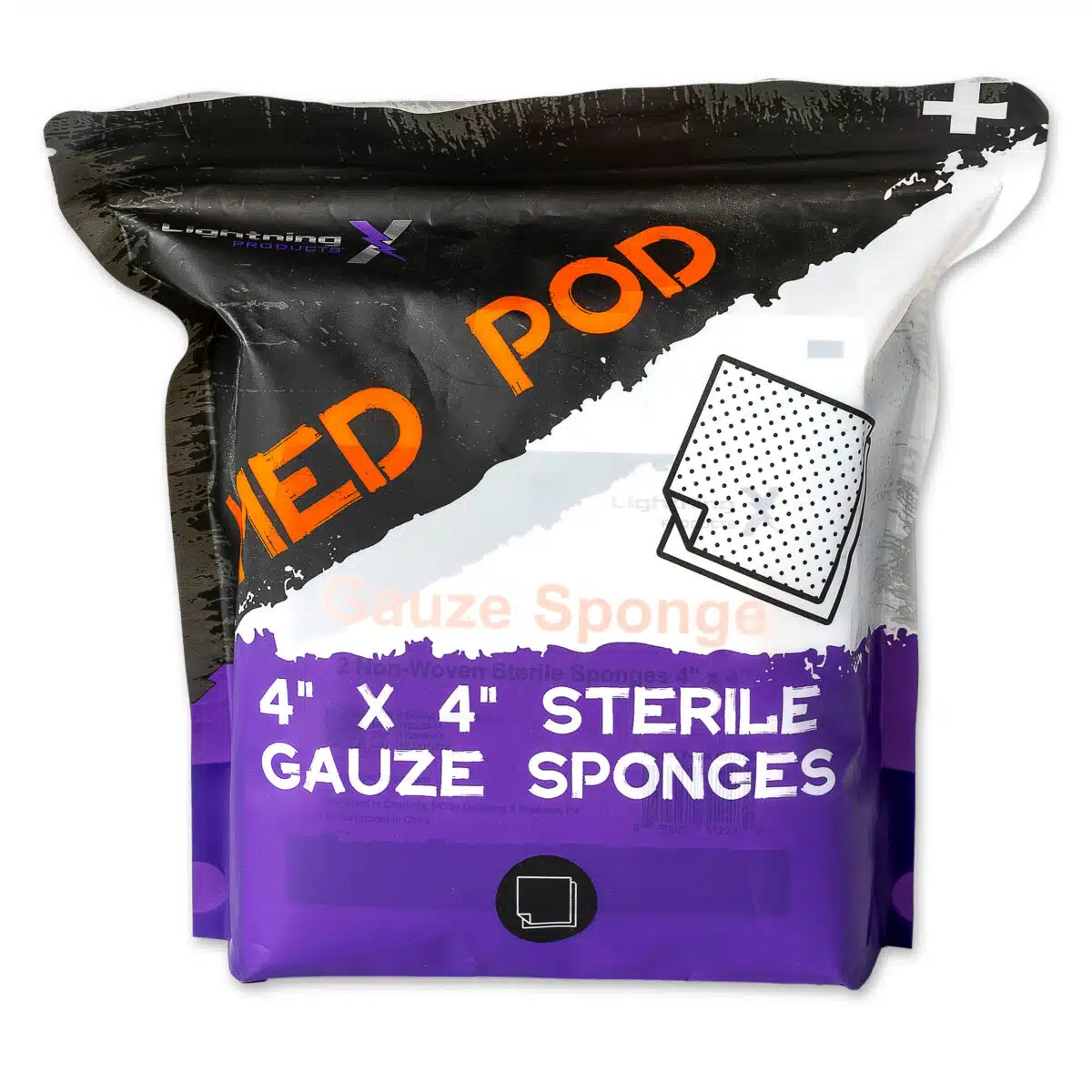 Med Pod | 4" X 4" Gauze Pads | 6-Ply | Pack of 50 - Image 2