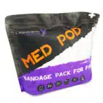 lightning x bandage refill kit for first aid includes 2", 3", 4" conforming stretch rolled gauze, elastic ace bandage, self-adherent coban cling wrap, 5" x 9", 8" x 10" abd combine pad, eye pads & first aid guide booklet med pod