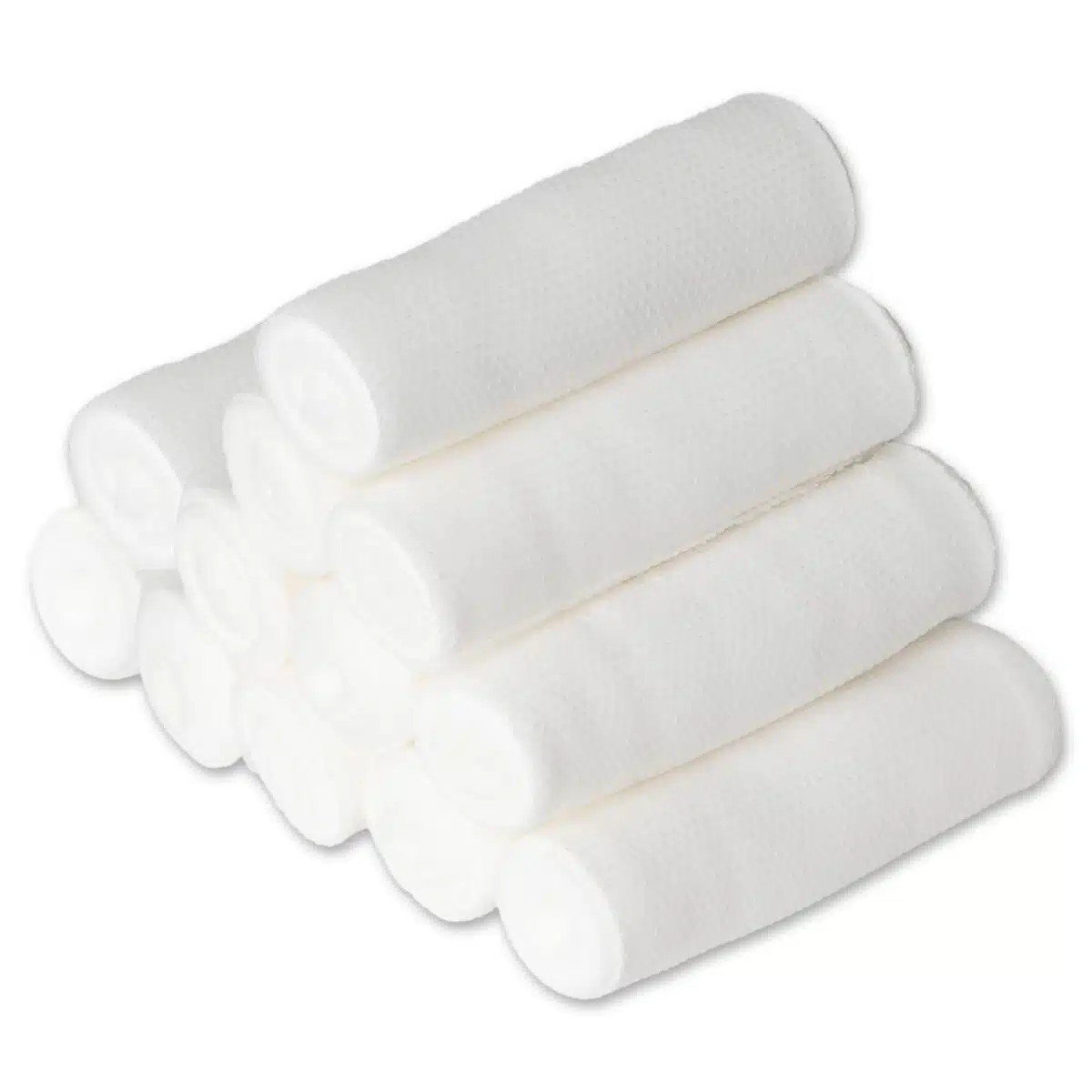 lightning x conforming stretch gauze roll rolled roller bandage 4" x 4.1yd individually wrapped 12 pack
