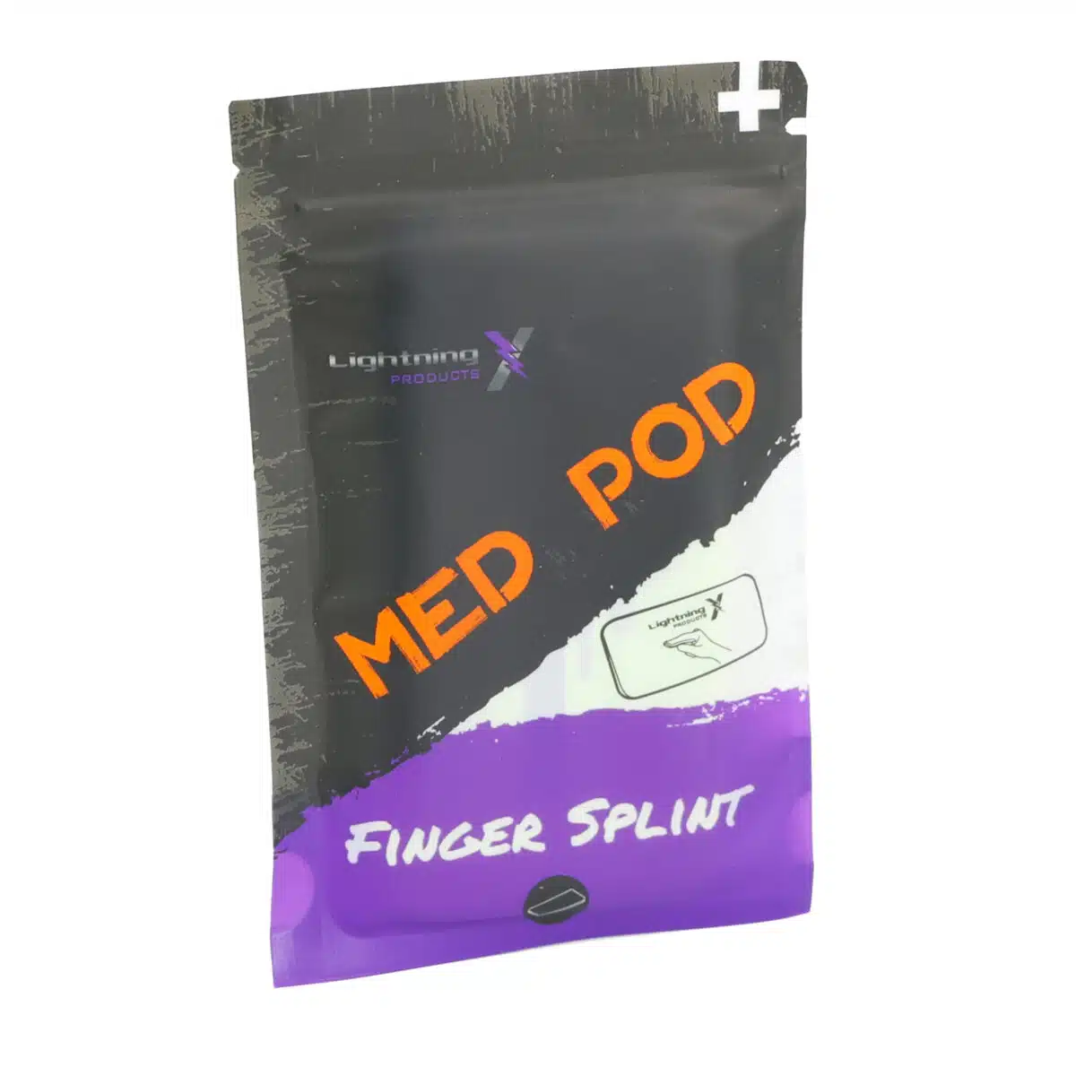 The Lightning X Universal Foam Finger Splint With Aluminum Core