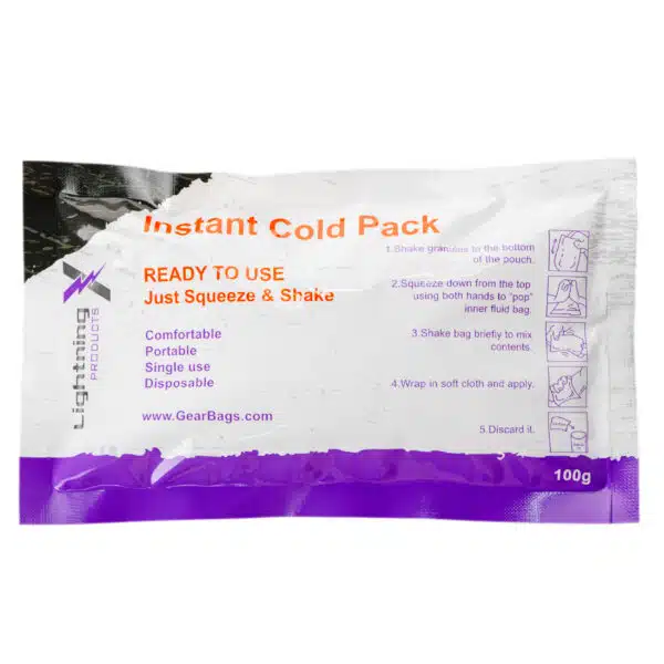 Front view instant cold pack