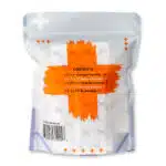 lightning x flex fabric adhesive cloth band aid bandages 100 assorted flexible sizes heavy duty in resealable zip bag for first aid kits