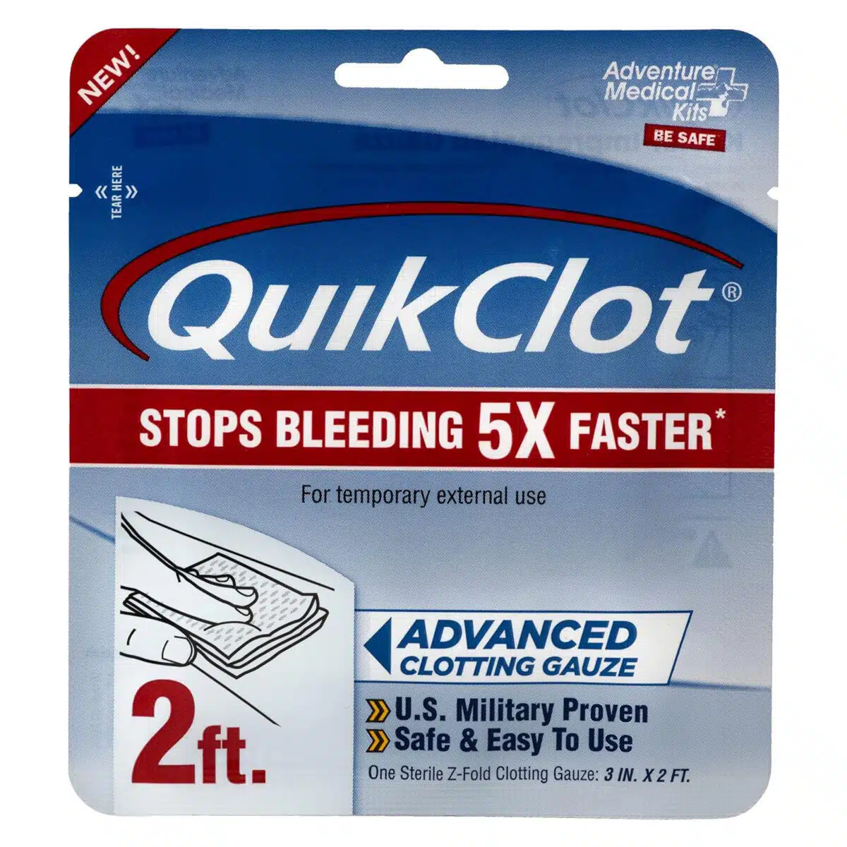 QuikClot Advanced Clotting Gauze 3" x 24" - Image 3