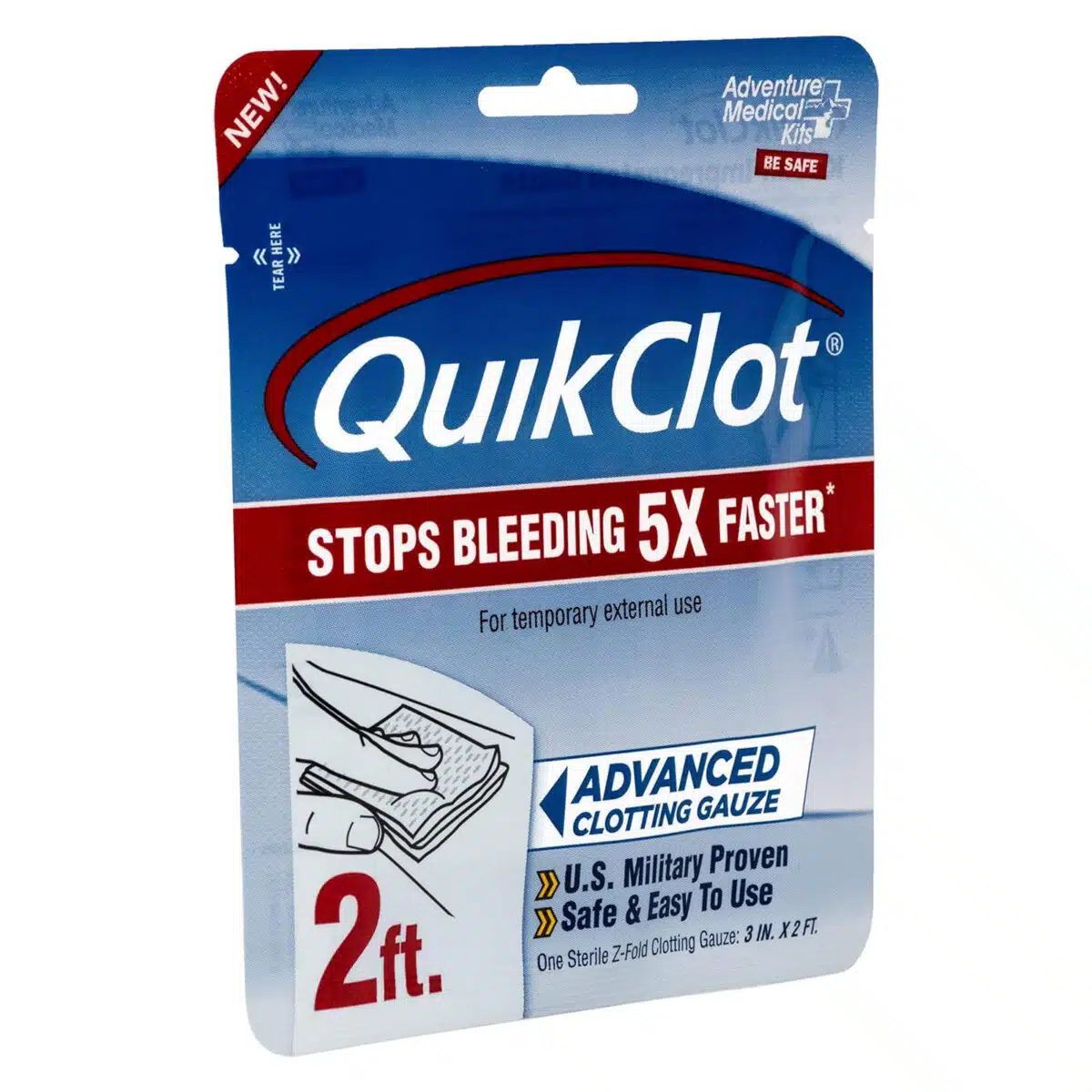 QuikClot Advanced Clotting Gauze 3" x 24" - Image 2