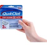 quikclot quik clot quick advanced clotting hemostatic gauze dressing stops bleeding 5x faster adventure ready medical kits 3x24 3" x 2ft