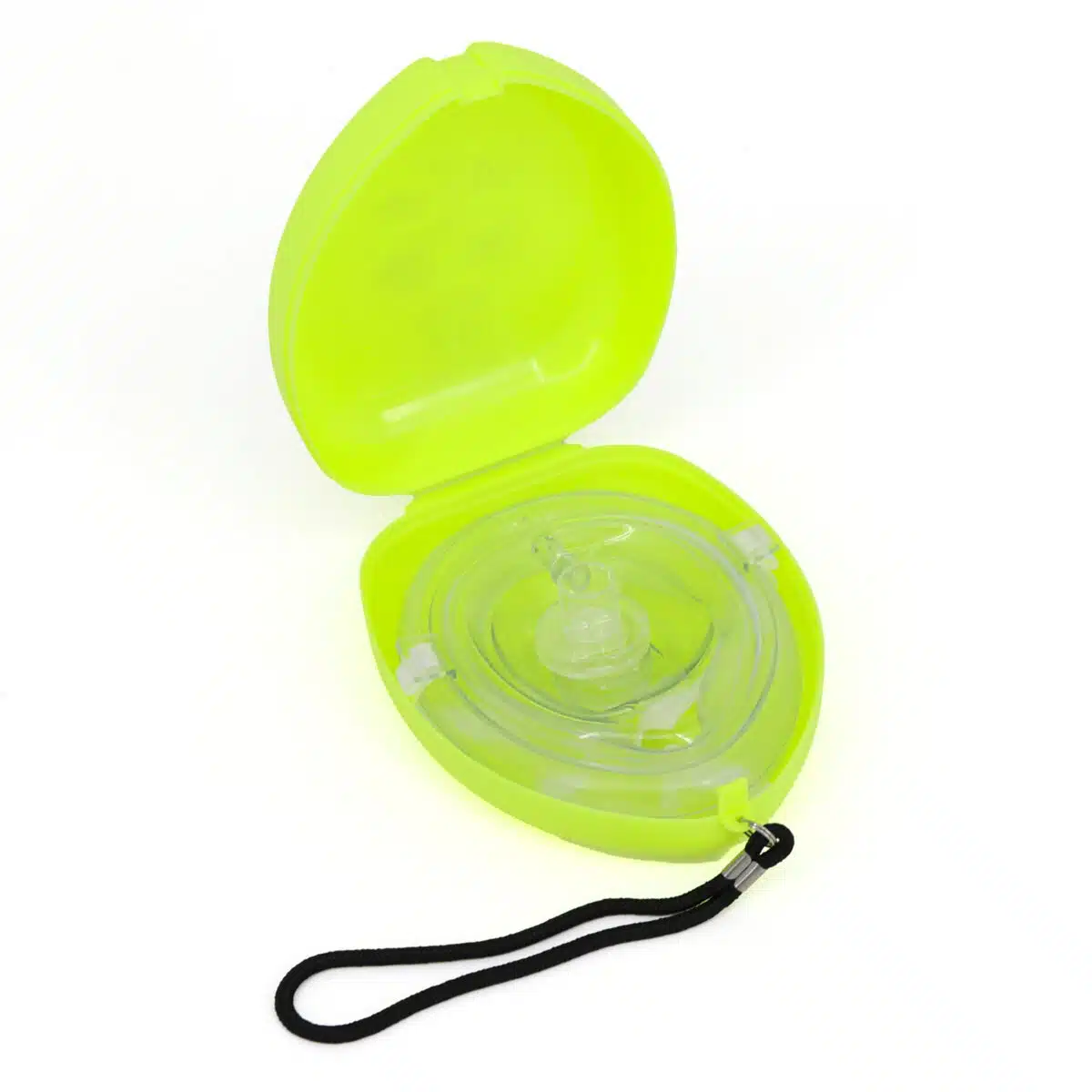 Premium CPR Pocket Mask | Hard Case | LXCPRM - Available in black or fluorescent yellow