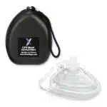 lightning x cpr mask in hard case face shield pocket sized