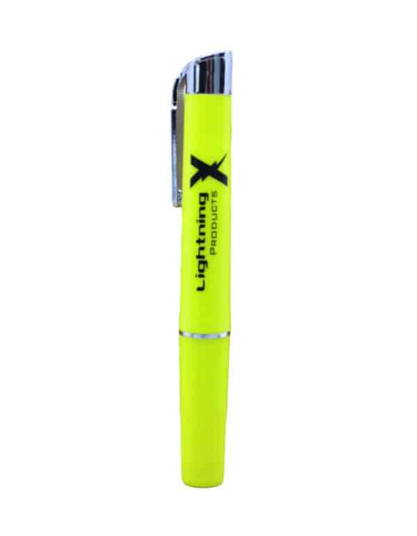 lightning x led penlight pen light flashlight for medical exam first aid kits emt nurse reusable alkaline batteries aaa bright hi-vis yellow