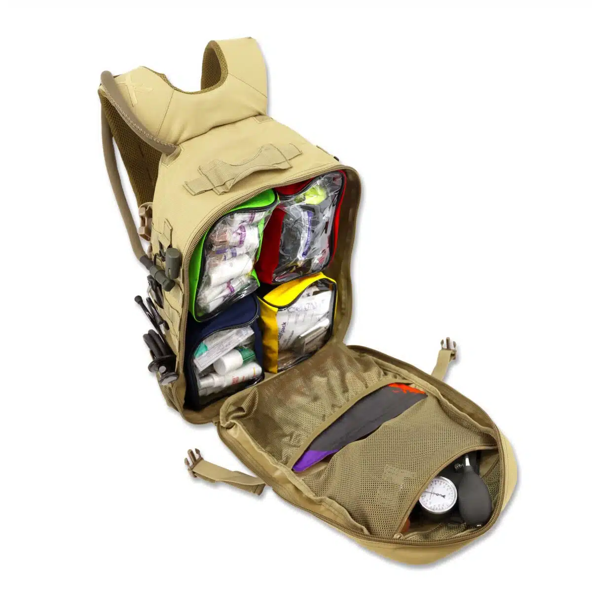 Modular Trauma Backpack w/ Bleeding Control Fill Kit + Hydration | MB45-SKMH - Image 2