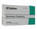 ammonia towelette inhalant ampule safetec