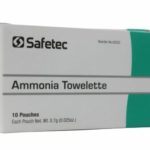 ammonia towelette inhalant ampule safetec