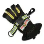 heavy duty adjustable reflective firefighter fire glove strap holder
