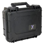 Lightning X Air Tight Water Tight Hard Case; 14" Medium w/ Universal Pluckable Foam - BLACK