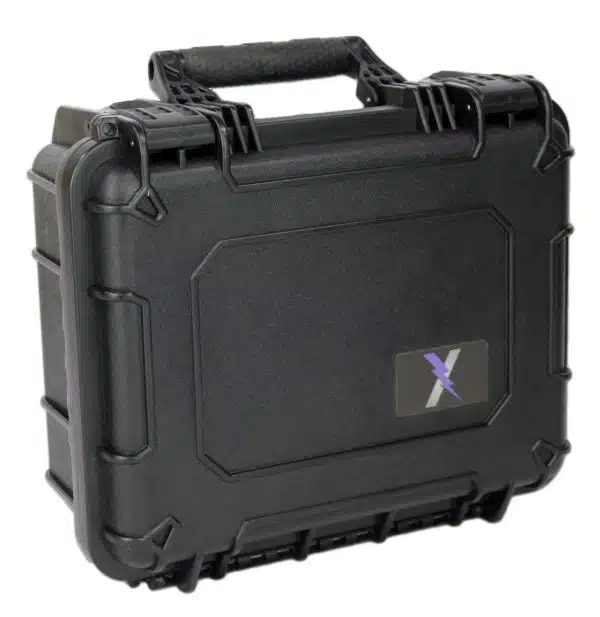Lightning X Air Tight Water Tight Hard Case; 14" Medium w/ Universal Pluckable Foam - BLACK