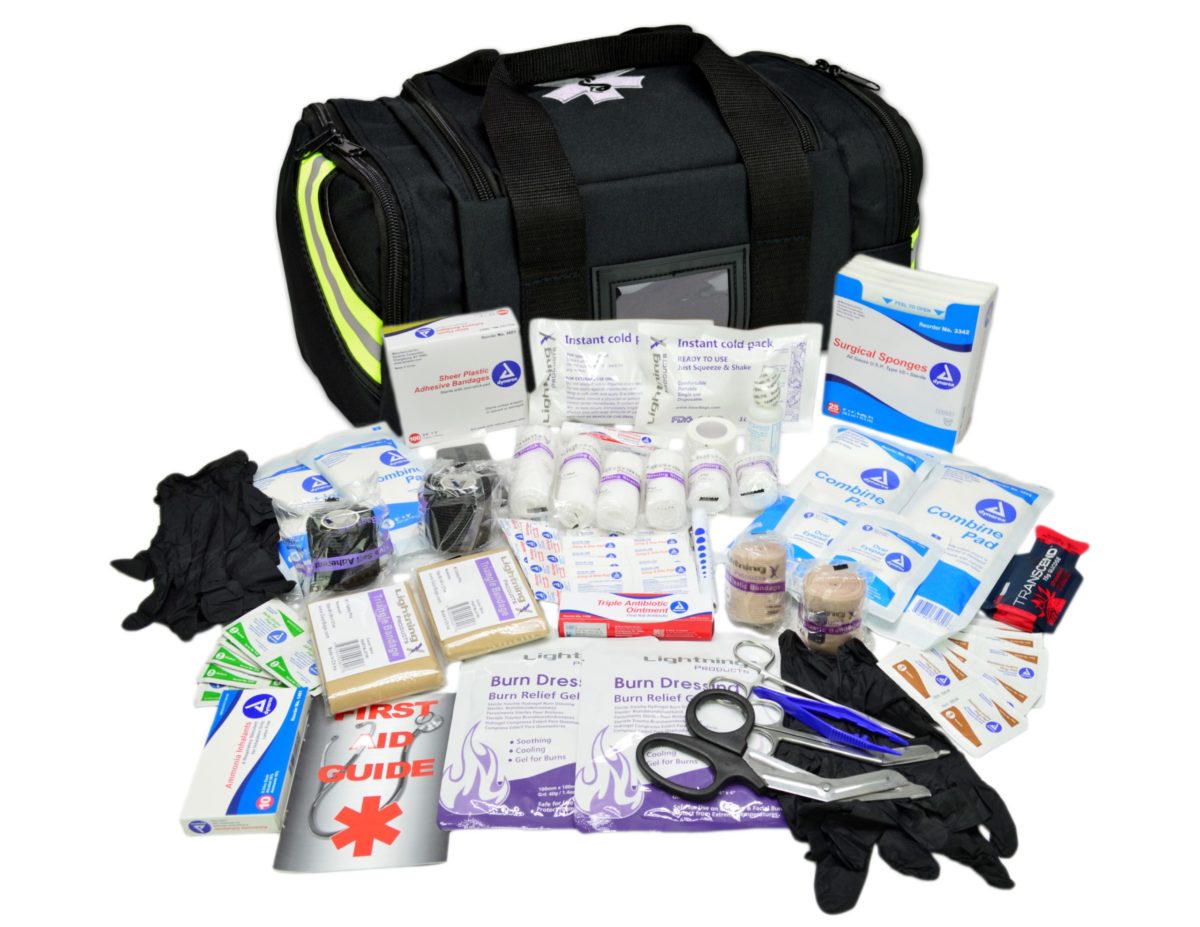 Compact First Responder Trauma Bag + Fill Kit