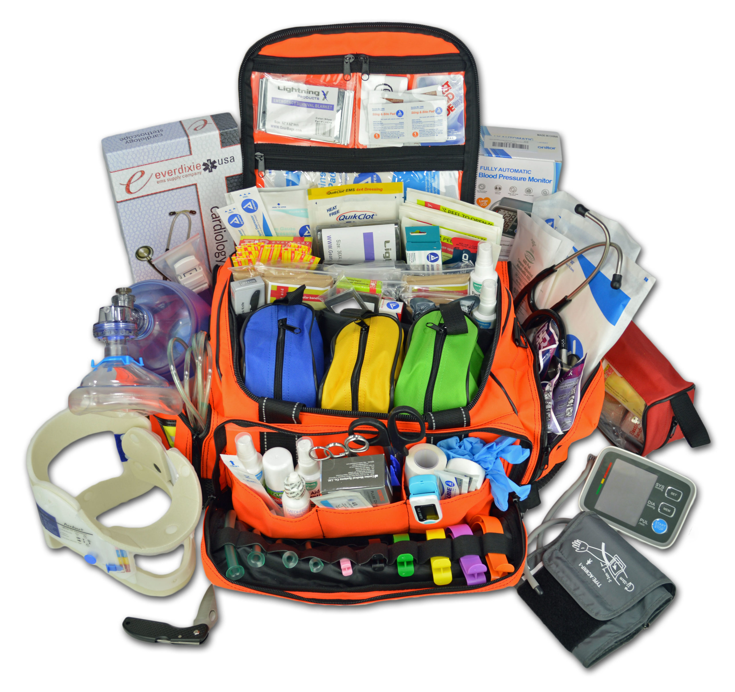 Lightning X Standard First Aid Responder EMT Medical Stocked Trauma Fill Kit LXS 