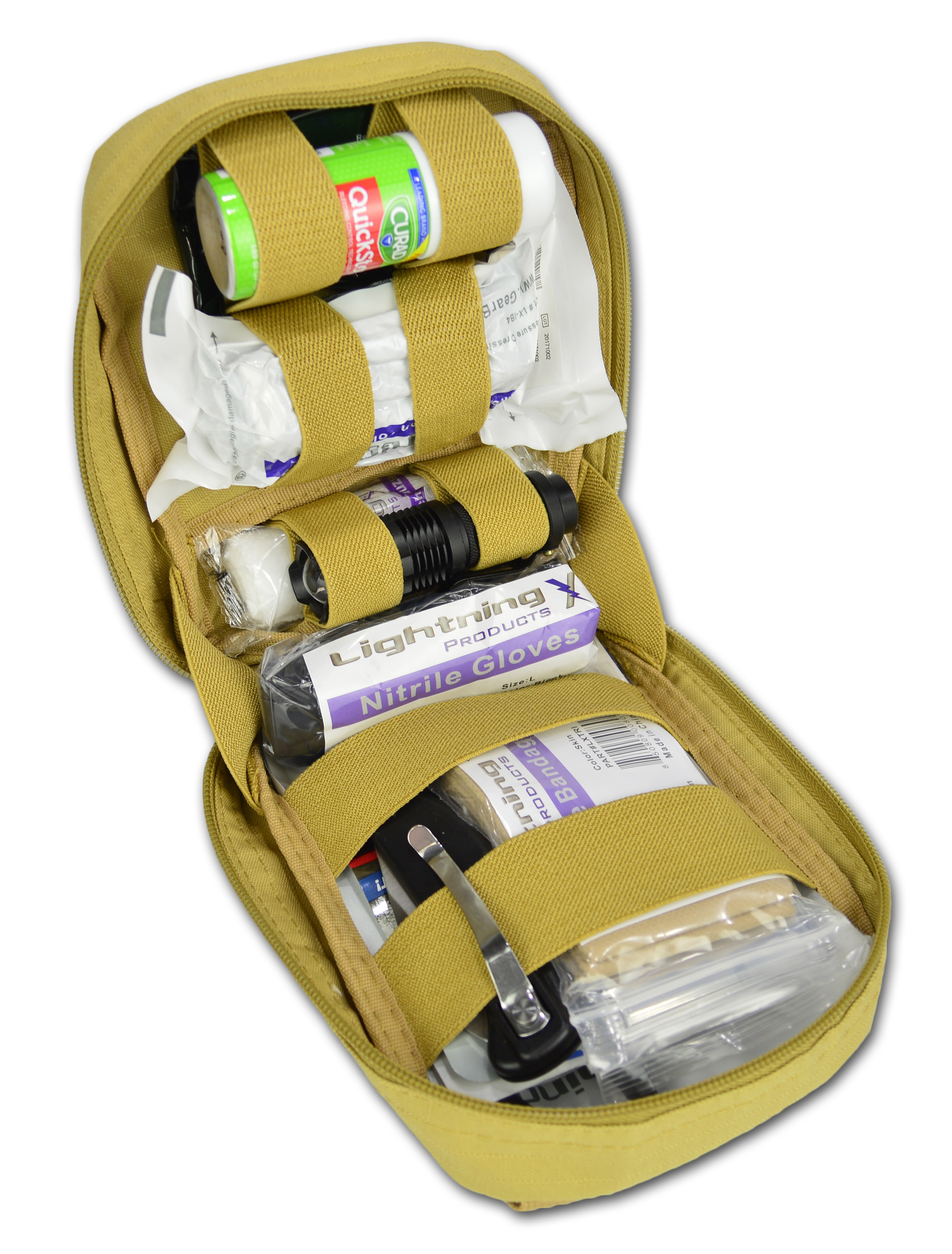 Lightning X Trauma & Bleeding Control Individual First Aid Kit w ...