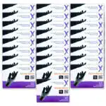 Lightning X Nitrile Medical Exam Gloves | Individually Wrapped | Latex-free | Pocket Pack | Black or Blue