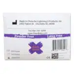 Lightning X Nitrile Medical Exam Gloves | Individually Wrapped | Latex-free | Pocket Pack | Black or Blue