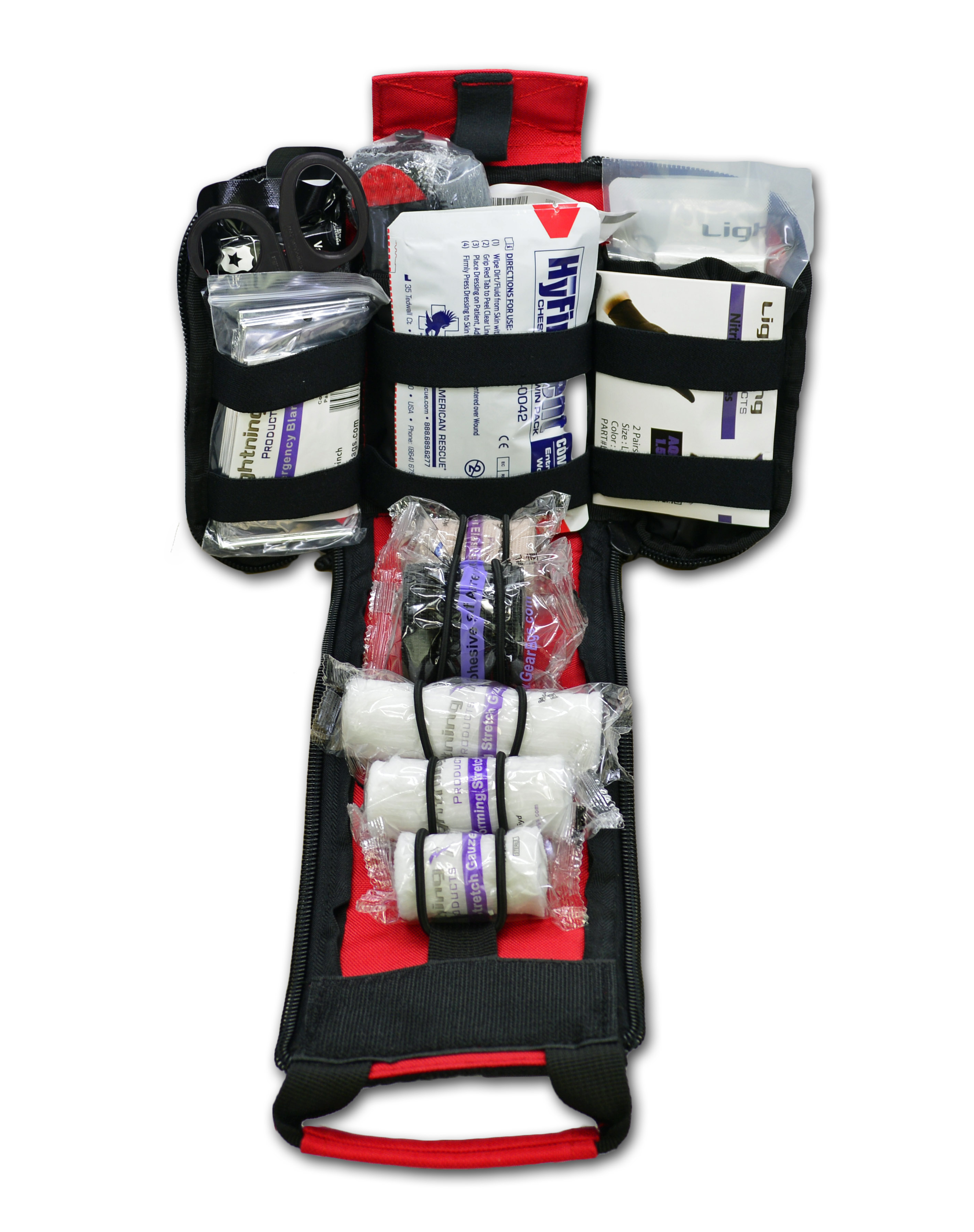 PreStocked Tactical IFAK Gunshot & Trauma Kit