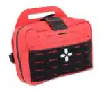 lightning x rip away vehicle headrest head rest tactical molle first aid ifak bag pouch red