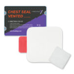 lightning x vented chest seal for open penetrating chest wounds like hyfin