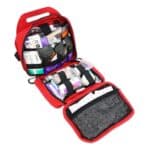 PB50-SKV Lightning X Rip-Away MOLLE Vehicle Emergency First Aid Kit LXPB50 Fully Stocked for Auto Home Work Camping Hiking RED