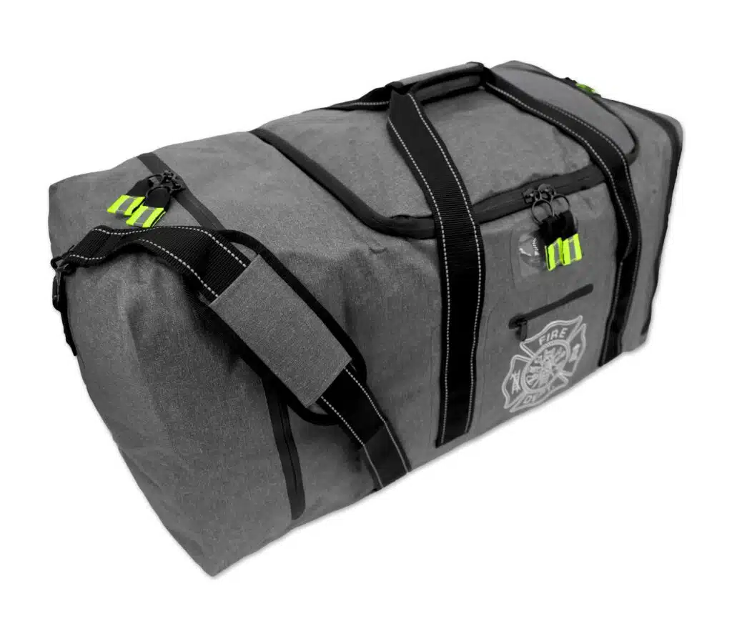 LXFB99-G_MAIN_ANGLE_STRAPPED_2023 LXFB99 Lightning X Carcinogen Resistant Turnout Gear Dry Bag Prevents Off Gassing