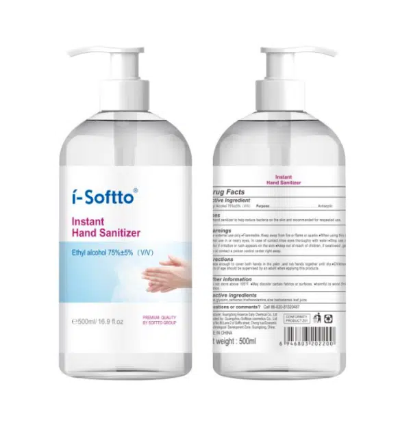 75% Ethyl Alcohol Instant Hand Sanitizer Gel 16oz