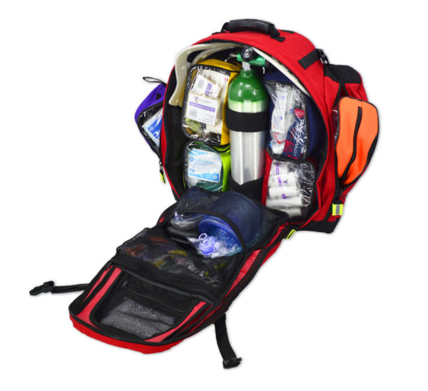 Lightning X TacMed ALS Oxygen Trauma Backpack w/ O2 Bottle & Stocked Kit D