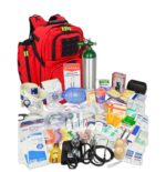 Lightning X TacMed ALS Oxygen Trauma Backpack w/ O2 Bottle & Stocked Kit D