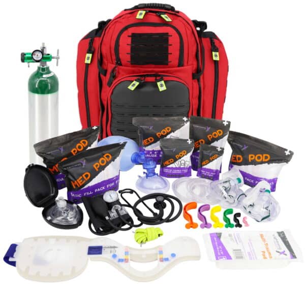 Lightning X TacMed ALS Oxygen Trauma Backpack & Stocked Kit D