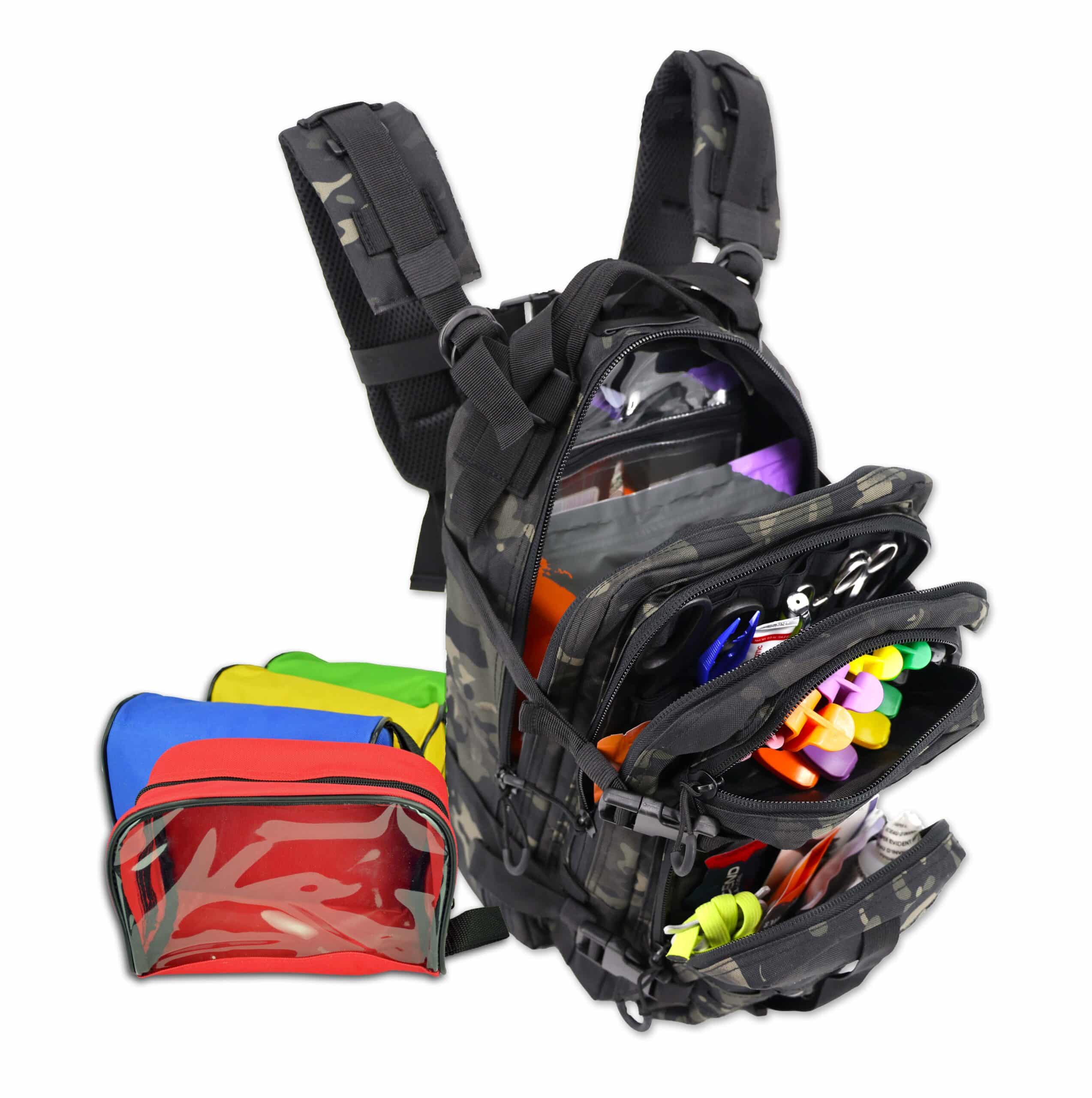 PB89-SKM Tactical Trauma & Bleeding Stocked Backpack Medic Kit