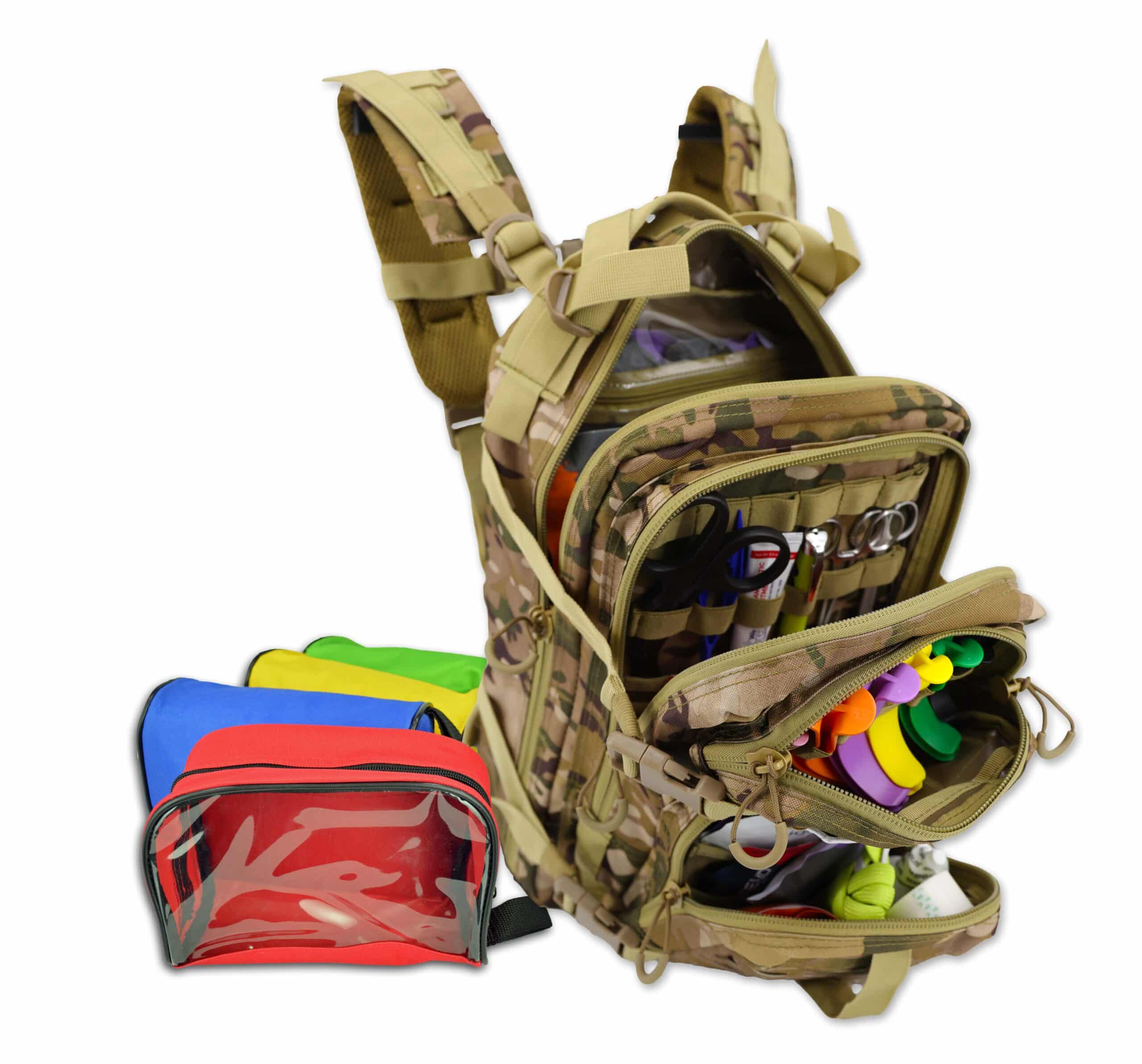 PB89-SKM Tactical Trauma & Bleeding Stocked Backpack Medic Kit