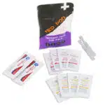 lightning x topical meds ointment refill med pod pack for first aid kits includes triple antibiotic, hydrocortisone cream, burn gel & lubricating eye drops in zip bag