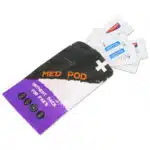 lightning x topical meds ointment refill med pod pack for first aid kits includes triple antibiotic, hydrocortisone cream, burn gel & lubricating eye drops in zip bag