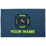 personalized monogram custom medical bag patch embroidered velcro rip-away name id nylon patch emt firefighter gear bag