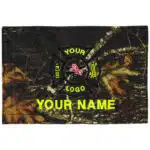 personalized monogram custom medical bag patch embroidered velcro rip-away name id nylon patch emt firefighter gear bag