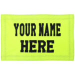 personalized monogram custom medical bag patch embroidered velcro rip-away name id nylon patch emt firefighter gear bag