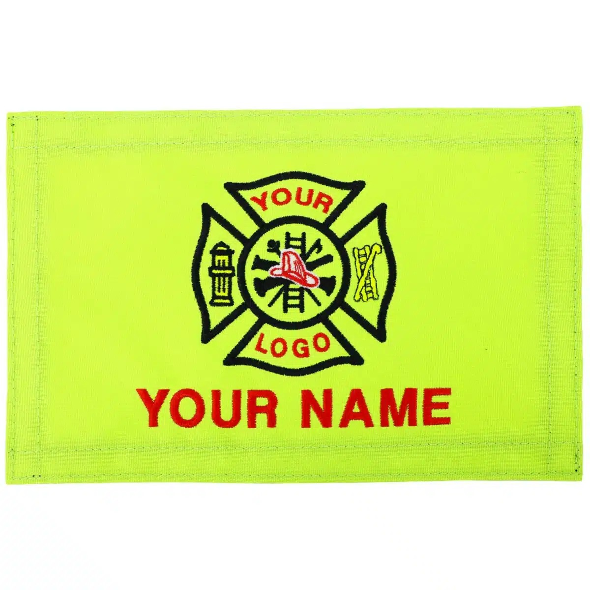 personalized monogram custom medical bag patch embroidered velcro rip-away name id nylon patch emt firefighter gear bag