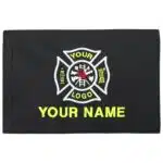 personalized monogram custom medical bag patch embroidered velcro rip-away name id nylon patch emt firefighter gear bag
