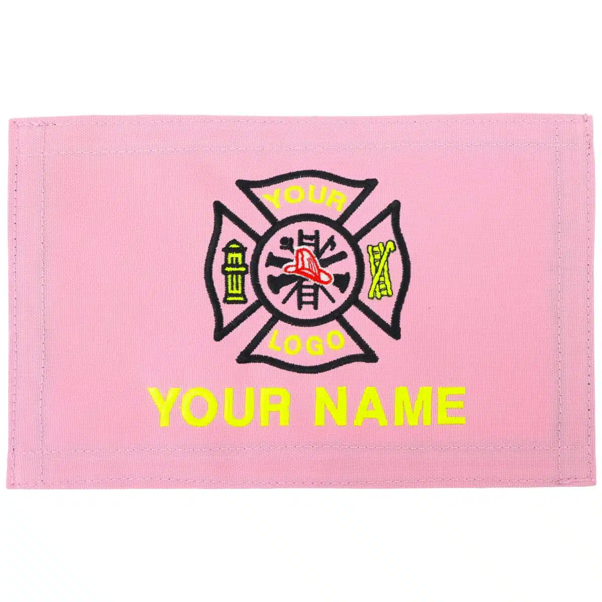 personalized monogram custom medical bag patch embroidered velcro rip-away name id nylon patch emt firefighter gear bag