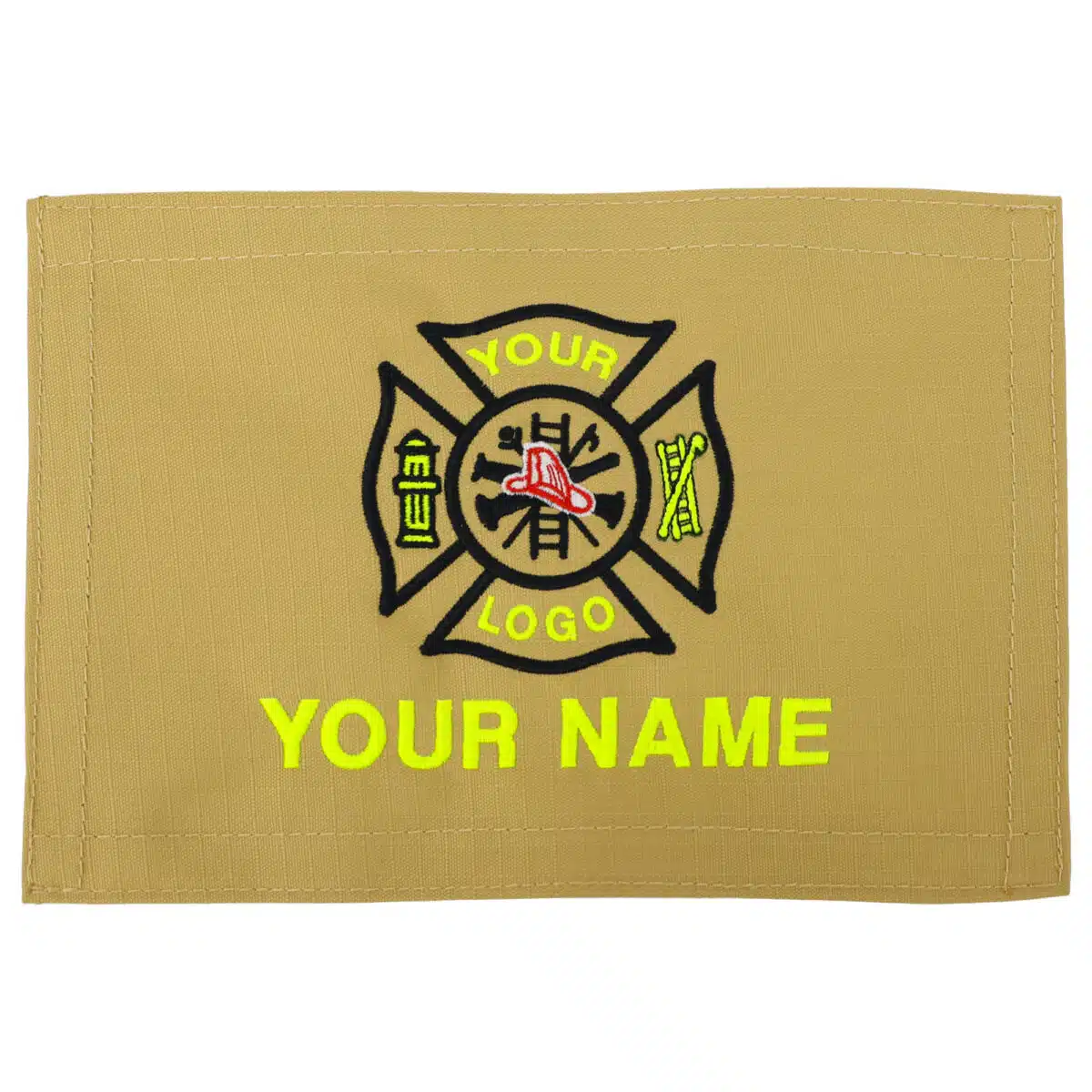 Custom Embroidered Rip-Away Firefighter Bag Patch - Image 2