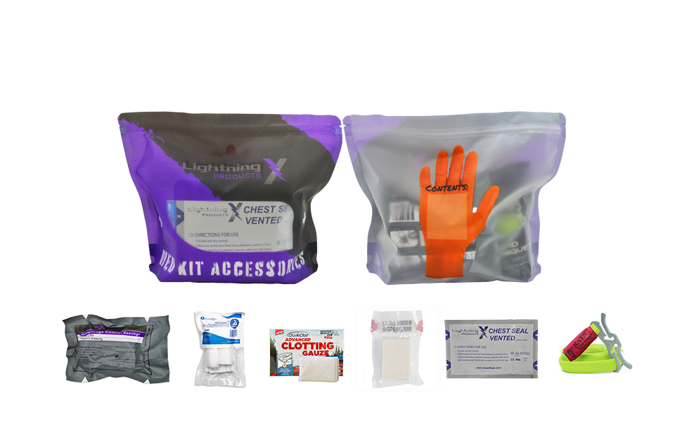 Mid-Range Hemorrhage Control Refill Pack for First Aid Kit