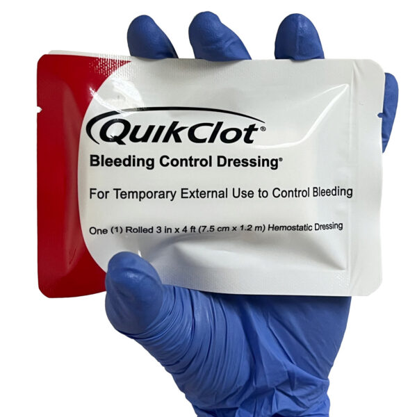 Quikclot Bleeding Control Dressing Hemostatic 3" x 48" Stop Bleeding Fast