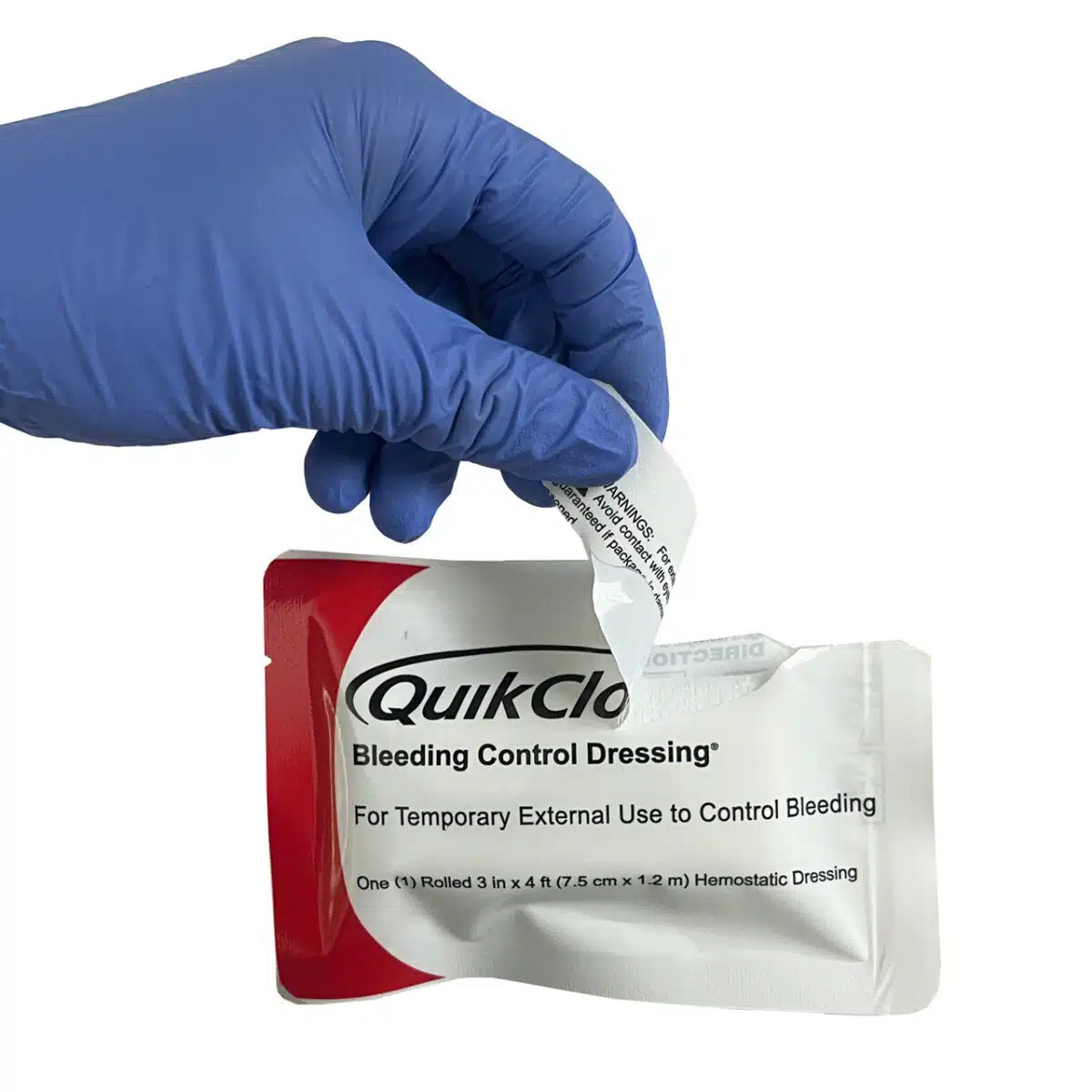 Quikclot Bleeding Control Dressing Hemostatic 3" x 48" Stop Bleeding Fast