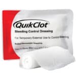 Quikclot 572 bleeding control gauze rolled 3" x 48" hemostatic gauze quick clot stop the bleed