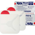 NAR Hyfin Vent Chest Seal Compact Twin Pack by North American Rescue Vented for Open Chest Wounds, Trauma, First Aid Kits IFAK